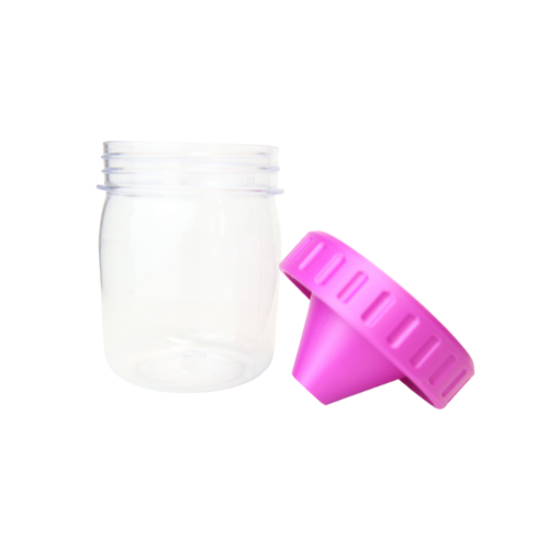 Fruit Fly Trap for Mason Jars - JAR INCLUDED -  Raspberry Color-