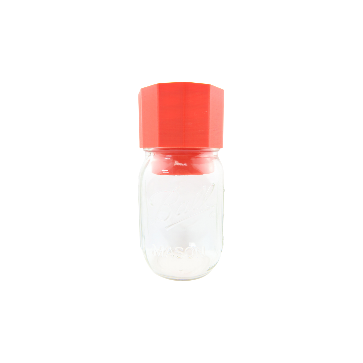 REGROVA Mason Jar Connector with Canister - Red Color - The Ultimate Seed Starter Kit!