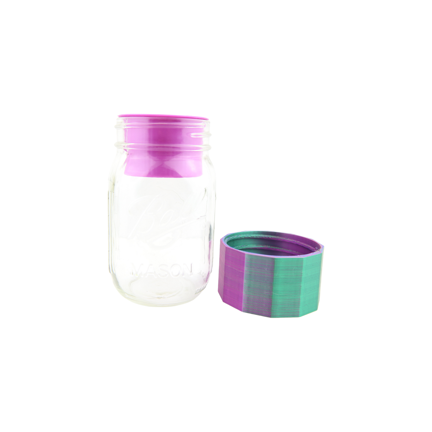 REGROVA Mason Jar Connector with Canister - Mermaid Color - The Ultimate Seed Starter Kit!